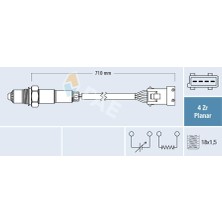 FAE Oksijen Sensörü Arka Volvo C70 98-05 C70 Coupe 97-02 S70 97-00 97-02 XC70 2.4t 97-02
