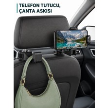 Nevamel® Telefon Tutucu Özellikli Araç Içi Çanta Askısı
