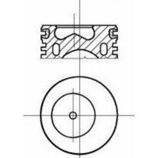 YENMAK Motor Piston Segman 0.40 80.50 Çap Palıo-Sıena-Uno 89> 1.4 8 V
