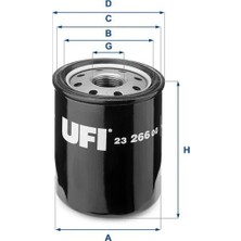 Ufi Yağ Filtresi Nıssan Note 1.4l CR14DE E11 06-> / Mıcra 1.0l 1.3l 1.2l 1.4l CG10DE CG13DE CR12DE CR14D E K11 K12 92->