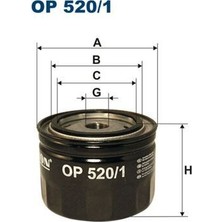 Filtron Yağ Filtresi Renault R9 1.4 60HP 81-89