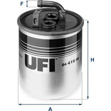 Ufi Yakıt Fıltresı Mercedes OM668 OM611 W168 W414 W638 B901&GT;B905