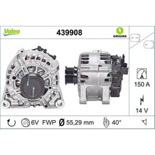 Valeo Alternatör Ford Focus /kuga / C -Max 11> 2.0 Tdci 150 Amp