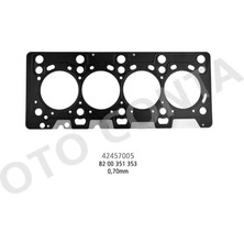 Silindir Kapak Contası Clıo Iı-Iıı-Iv Megane Iı-Iıı Kangoo 04> Fluence 09>duster 10>qashqaı 06>13 Mıcra Iıı 05> Suzukı Jımny 03> 1.5 Dcı 8200360571 0.70MM Kalın