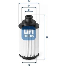 Ufi Yağ Filtresi Antara-Insignıa A-B-Zafıra C 2.0 Dth B20DTH-D20DTH-DTR