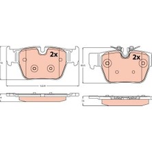 TRW Fren Balatası Arka Bmw F40 F44 F39 . Mını F54 F60