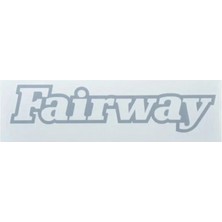 SÜS Yazı Açık Gri Yapışma Faırway R9
