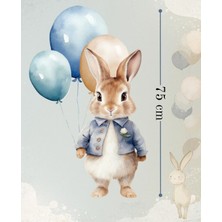 Nice Events Sevimli Balonlu Tavşan 75 cm Ayaklı Pano