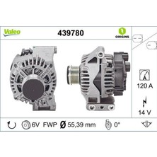 Valeo Alternator A115 14V 120A. Fca 500 C 07- Fıorıno 07- Nemo 10- Bıpper 10>