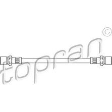 Topran 755 Fren Hortumu Arka Corsa-B-Vectra-B