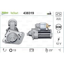 Valeo Marş Motoru 1.4 Kw 12V Start Stoplu Araçlar Için Clıo Iv 12> Captur 13> Megane Iıı 09> Fluence 09> Megane Iv 16> Talısman 15> Duster 10> Qashqaı Iı 13> 1.5dci