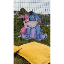 Nice Events Winnie The Pooh Eeyore ve Piglet 75 cm Ayaklı Pano