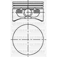 YENMAK Motor Piston Segman 0.50 Astra-Merıva-Vectra-Zafıra 99 > Y16 Xe/ Z16XE 79.0