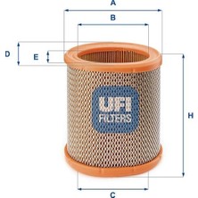 Ufi Hava Filtresi P106-PARTNER-BERLINGO 96- -Saxo 96-03 - Xsara 97-05 1.1i-1.4i