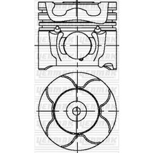 YENMAK Piston Segman Focus/c-Max/partner 2/BERLİNGO/C4/C5/308 1.6 Tdci/ Hdi 90-110 Ps Dv6 Euro 4 0.60 -0 .40 Kısa Çap: 75MM