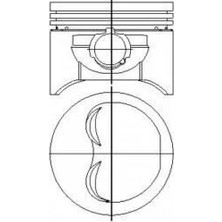 YENMAK Motor Piston Segman Fıat Tempra-Tipo Tofaş Slx 1600 86.40 Çap 0.40