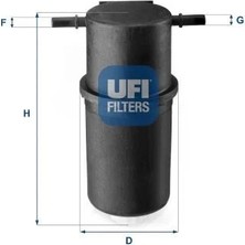 Ufi Yakıt Filtresi Vw Crafter 30-35 / 30-50 2.0 Tdı 11 >
