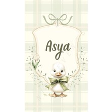 Nice Events Ördekli Yeşil Karşılama Panosu 75X50 cm Kişiselleştirilebilir