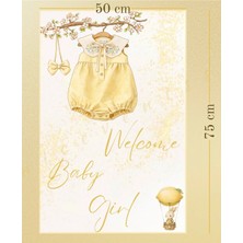 Nice Events Sarı Elbiseli Limonlu Karşılama Panosu 75X50