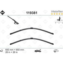 Valeo Sılecek Supurgesı Takımı 650MM / 650MM Mercedes C219 W211 S211 . Porsche Cayenne . Vw Touareg Swf