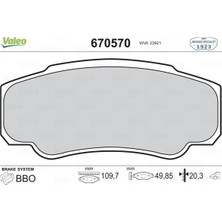 Valeo Arka Balata Boxer-Ducato-Jumper 94>06