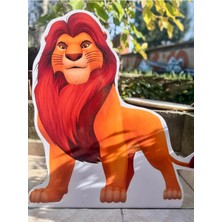 Nice Events Aslan Kral Ayaklı Pano 70 cm En