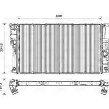 Valeo Motor Su Radyatoru Bmw N20 N26 N55 B38 F20 F21 F22 F23 F30 F31 F34 F35 F32 F33 F36