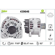 Valeo Alternator 14V 150A Renault Clıo Iıı 05>10 Clıo Iv 12> Fluence 10> Kangoo Iı 08> Laguna Iıı 07>15 Megane Iı 02>08 Megane Iıı 09>15 Megane Iv 16> Duster Iı 17> 1.5dci