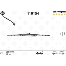 Valeo Sılecek Supurgesı On Sag 550MM Mercedes Vıto W638 97>03 Swf