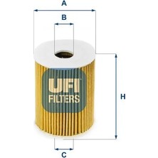 Ufi Yağ Filtresi Antara 2.0 Cdtı 06> Captıva-Epıca-Lacettı-Nubıra 07> Cruze 09> 2.0 D