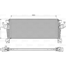 Valeo Turbo Radyatörü Intercooler Astra J-Cruze-Zafıra C 1.4 Net-Nel 1.6-1.8 Xer-Let-Dtl-Dth 665X280X30
