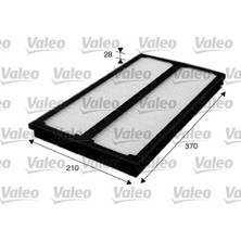 Valeo Polen Fıltresı Mercedes Vıto W638 96>03
