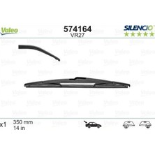 Valeo Silecek Sılencıo 35CM X1 VM27 Arka P106/P206/SAXO/XANTIA