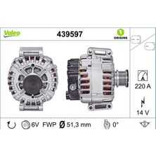 Valeo Alternator 14V 220A Mercedes Sprınter B906 06>09