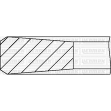 YENMAK Motor Segmanı 0.50 Farklı 75.00 mm Focus Iıı 1.6 Tdcı 115PS 12> Courıer 14> 1.6 Tdcı Cıtroen C4 Ds5 Ds4 1.6 Hdı / 308 3008 508 5008