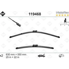 Valeo Swf Visioflex Flat Blade X2 630 550 mm Vw Tiguan Iı