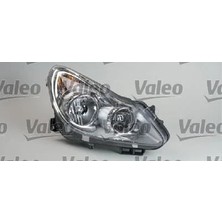 Valeo Sol Far Krom Opel Corsa D 06>14 Elektrikli Halojen Motorlu H7 H1 Tanım: Ef Adaptif Hariç