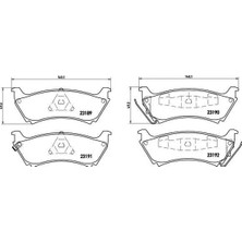 Valeo Fren Balatası Arka Mercedes Ml-Class W163