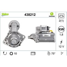 Valeo Mars Motoru 12V 10DIS 1.8kw Opel Astra H-Combo C-Corsa C-D-Merıva A-Tıgra-Agıla 1.3 Cdtı