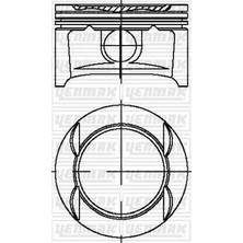 YENMAK Piston Segman 73.40MM Std Adam-Astra G-H-Corsa C-D-E-Combo-Merıva A-B-Tıgra 01> 1.4 16V Z14XEP-XEL -B14XEL Euro4 66KW-90PS