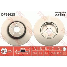 TRW On Fren Aynası Connect 12 > Focus Iıı 11>15 Kuga 12>14 Volvo V40 T2-T3-T4-T5 C30 06>12 C70 Iı 07>12 S40 Iı 05>12 V50 04>