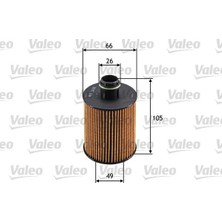 Valeo Yağ Filtresi Euro5 Doblo 10>astra J 09>corsa D-Lınea-Punto-Bravo-Alfa 159 09>1.3-1.6jtd-1.9d