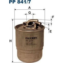 Filtron Yakıt Fıltresı Mercedes OM642 W204 C219 W164 W463 W639 B906