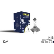 Niken Nıken H18 65W Halojen Ampul PY26D-1 12V