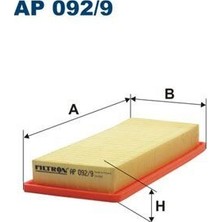 Filtron Hava Filtresi Bıpper 08>-Nemo 08>1.4 TU3A Fıorıno 07> Qubo 08> 1.4 Benzin