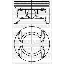 YENMAK Piston Segman Std Astra H-J Insıgnıa A-Mokka-Zafıra B-Trax-Cruze-Aveo 1.6 16V A/B/Z16XER-LDE 79MM