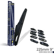 Niken Nıken 225MM 9 10 Aparatlı Arka Silecek Süpürgesi