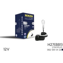 Niken Nıken H27W/2 881 27W Halojen Ampul PGJ13 12V