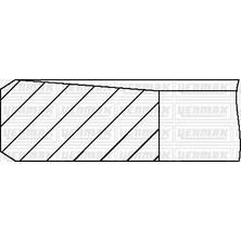 YENMAK Motor Segmanı 0.50 V184 Puma DT24H Duratorq 90/120PS 0.50