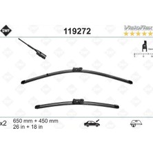 Valeo Silecek Süpürgesi Ön Üstten Basmalı Golf7-A3-Passat-Polo 2012 > 650 x 450 mm